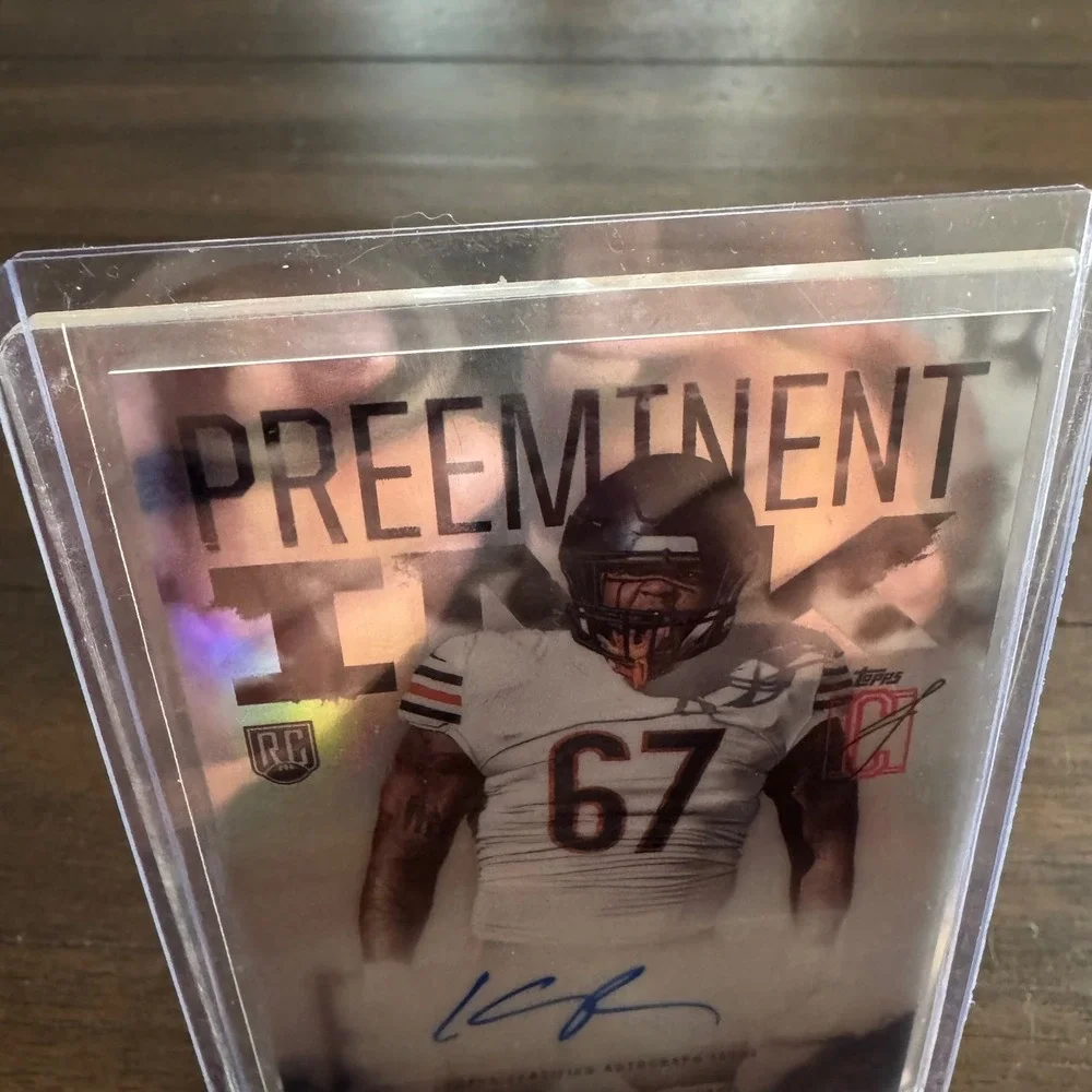 Topps Keith Randolph Jr Preeminent Ink Autograph Card Chicago RC Foil PI-KR